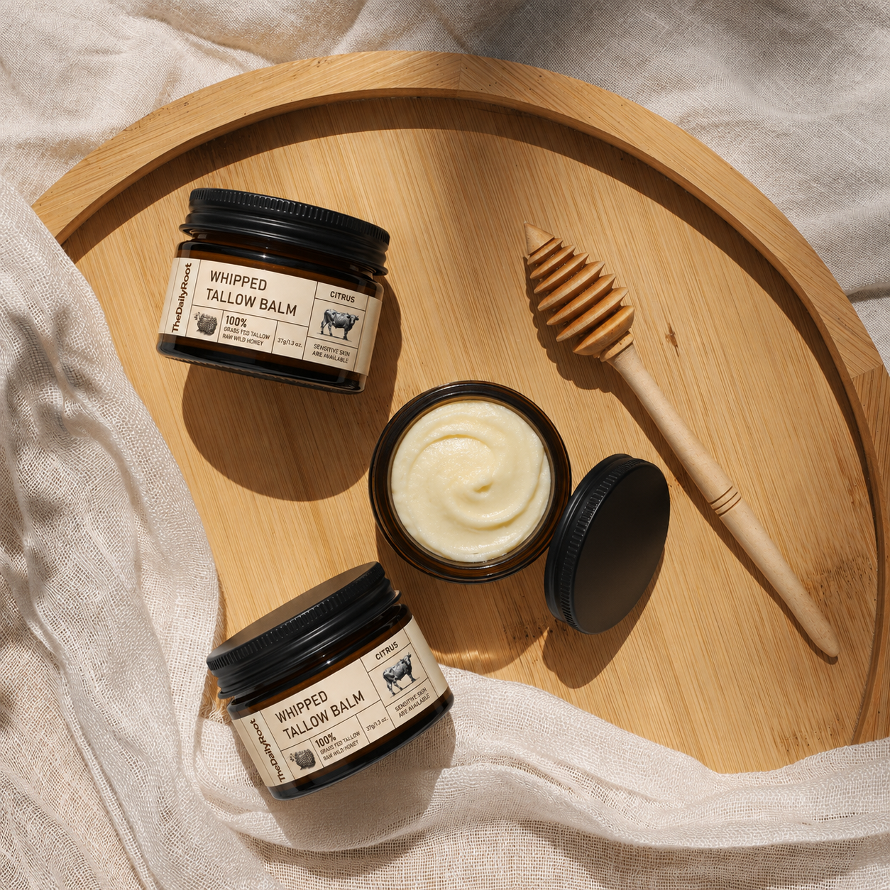 Whipped Tallow & Honey Balm - 1.3 Oz