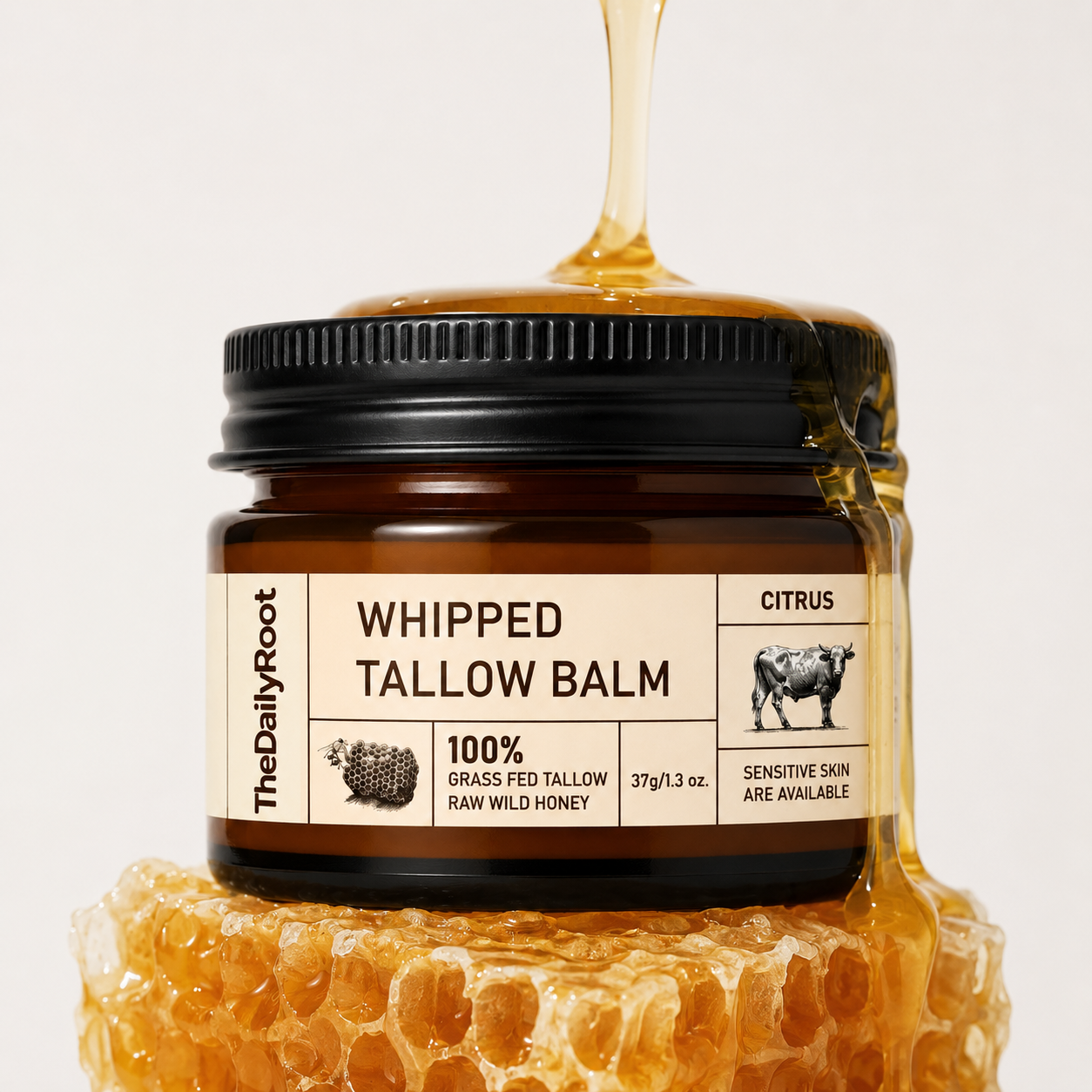 Whipped Tallow & Honey Balm - 1.3 Oz